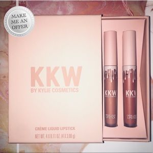 Barely Used KKW Creme Liquid Lipstick Palette